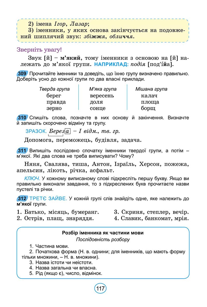 Сторінка 117 - Підручник Українська мова 6 клас Заболотний 2023 НУШ