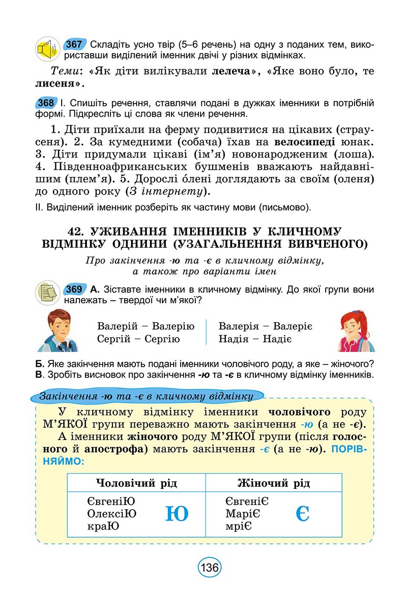 Сторінка 136 - Підручник Українська мова 6 клас Заболотний 2023 НУШ
