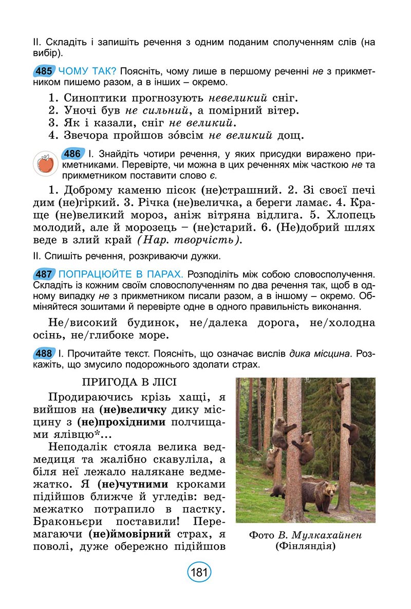 Сторінка 181 - Підручник Українська мова 6 клас Заболотний 2023 НУШ