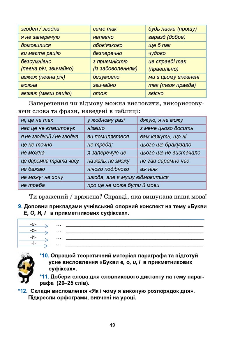 Сторінка 49 - Підручник Українська мова 6 клас Семеног 2023 НУШ