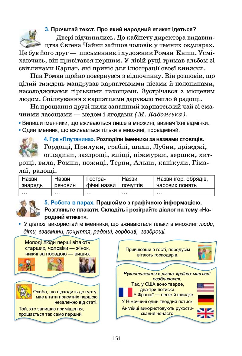 Сторінка 151 - Підручник Українська мова 6 клас Семеног 2023 НУШ