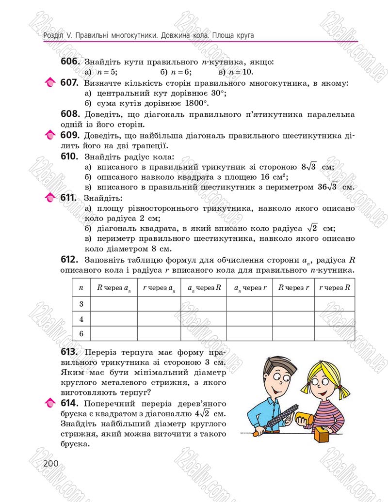 Сторінка 200 - Підручник Геометрія 9 клас А.П. Єршова, В.В. Голобородько, О.Ф. Крижановський, С.В. Єршов 2017
