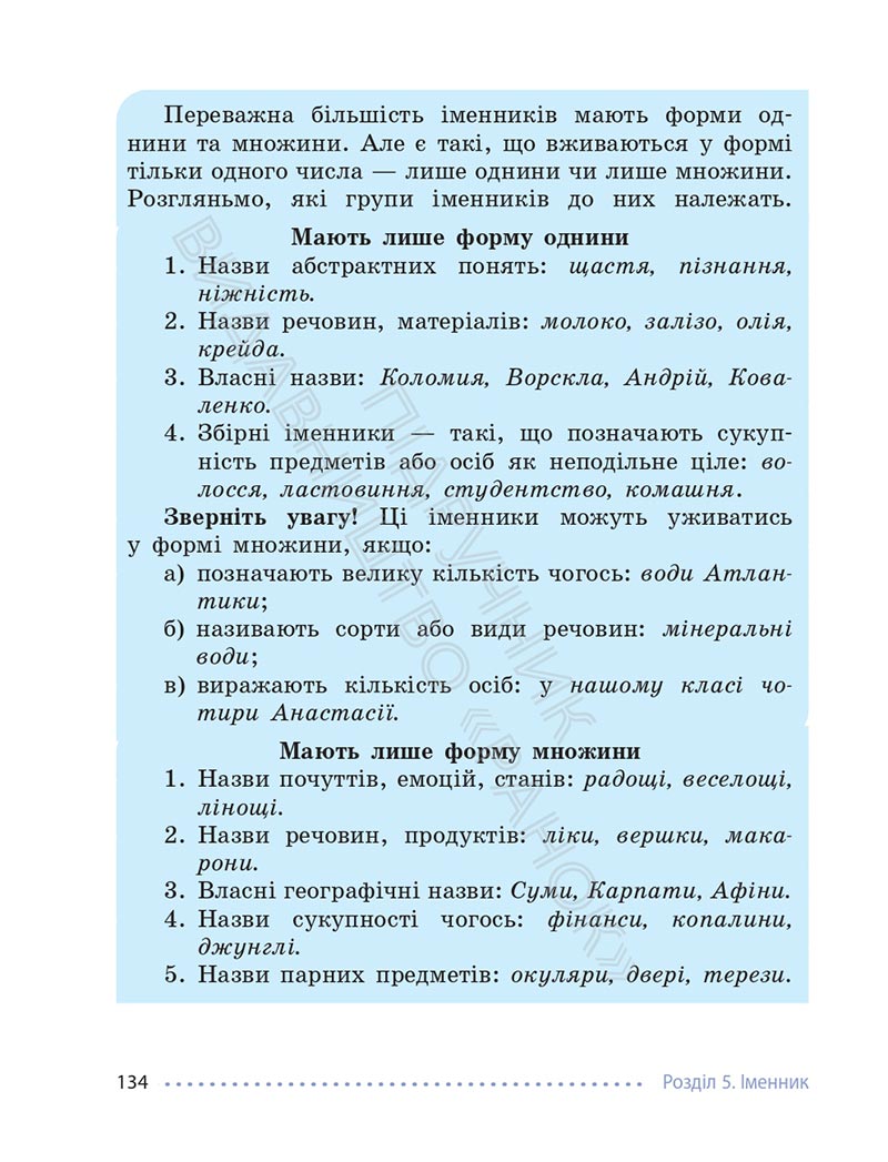 Сторінка 134 - Підручник Українська мова 6 клас Літвінова 2023 НУШ