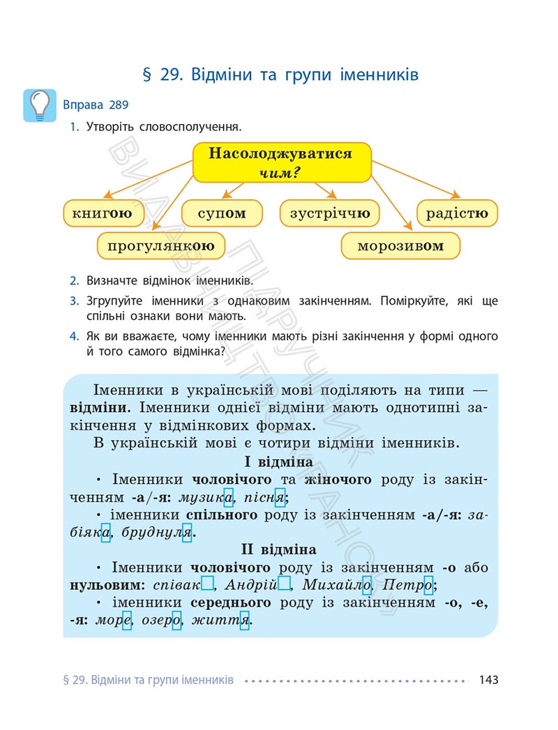 Сторінка 143 - Підручник Українська мова 6 клас Літвінова 2023 НУШ