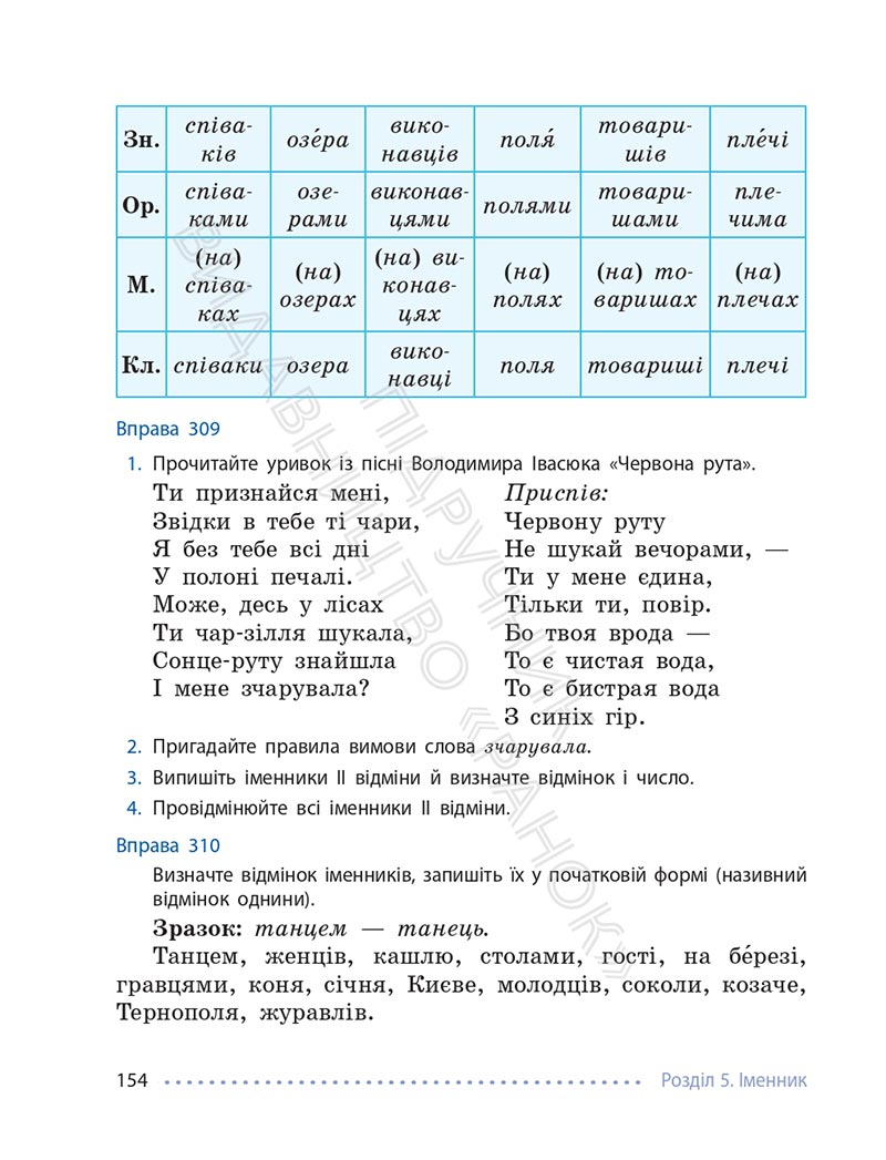 Сторінка 154 - Підручник Українська мова 6 клас Літвінова 2023 НУШ