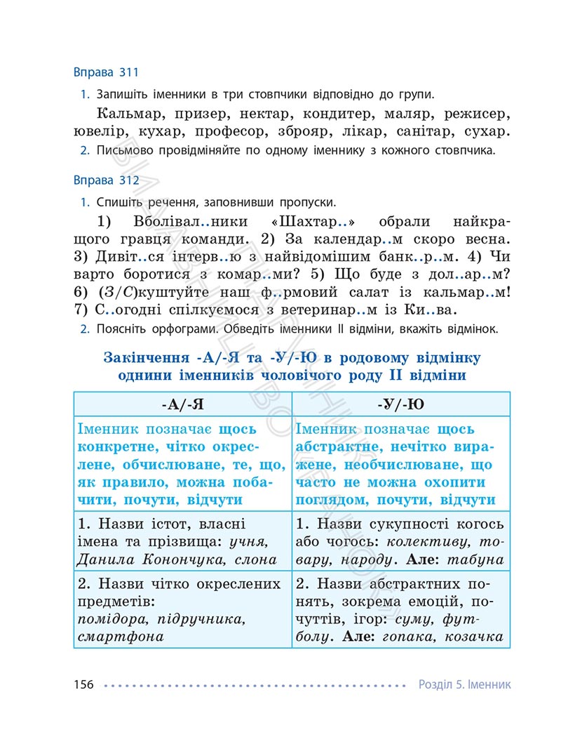 Сторінка 156 - Підручник Українська мова 6 клас Літвінова 2023 НУШ