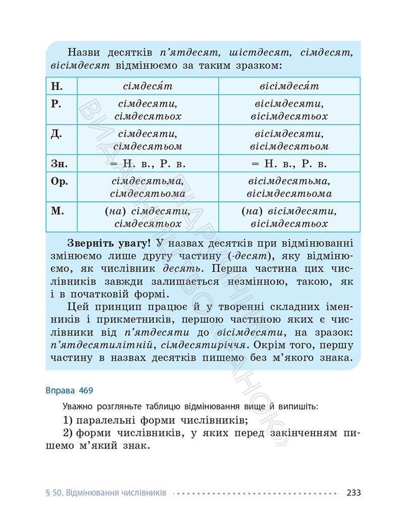 Сторінка 233 - Підручник Українська мова 6 клас Літвінова 2023 НУШ