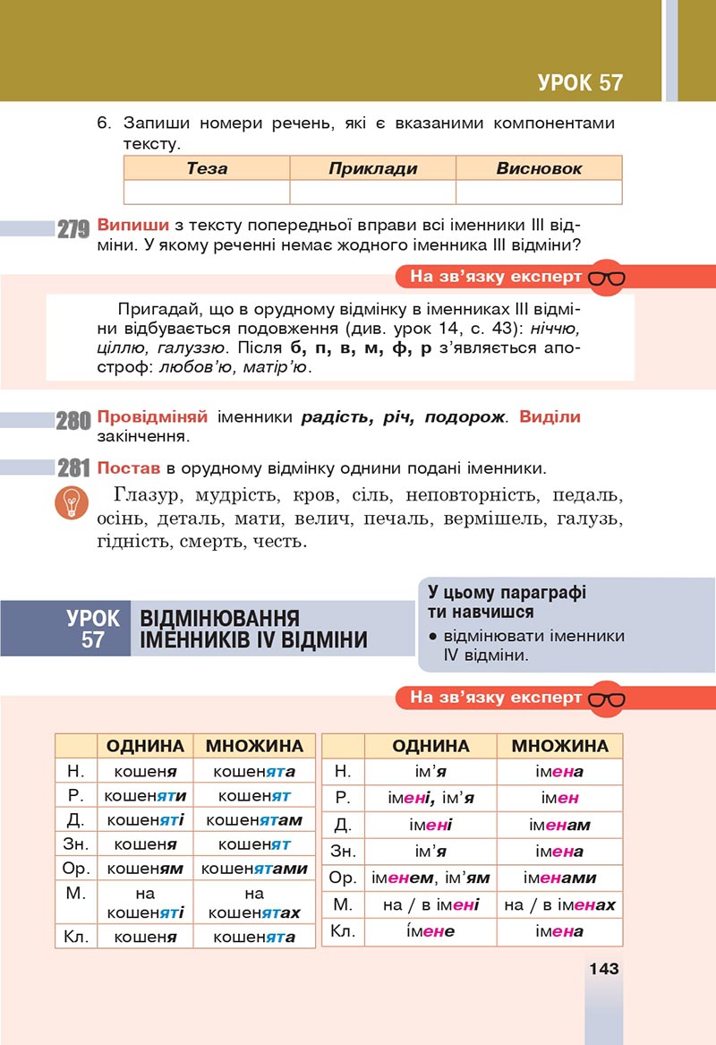 Сторінка 143 - Підручник Українська мова 6 клас Онатій 2023 НУШ