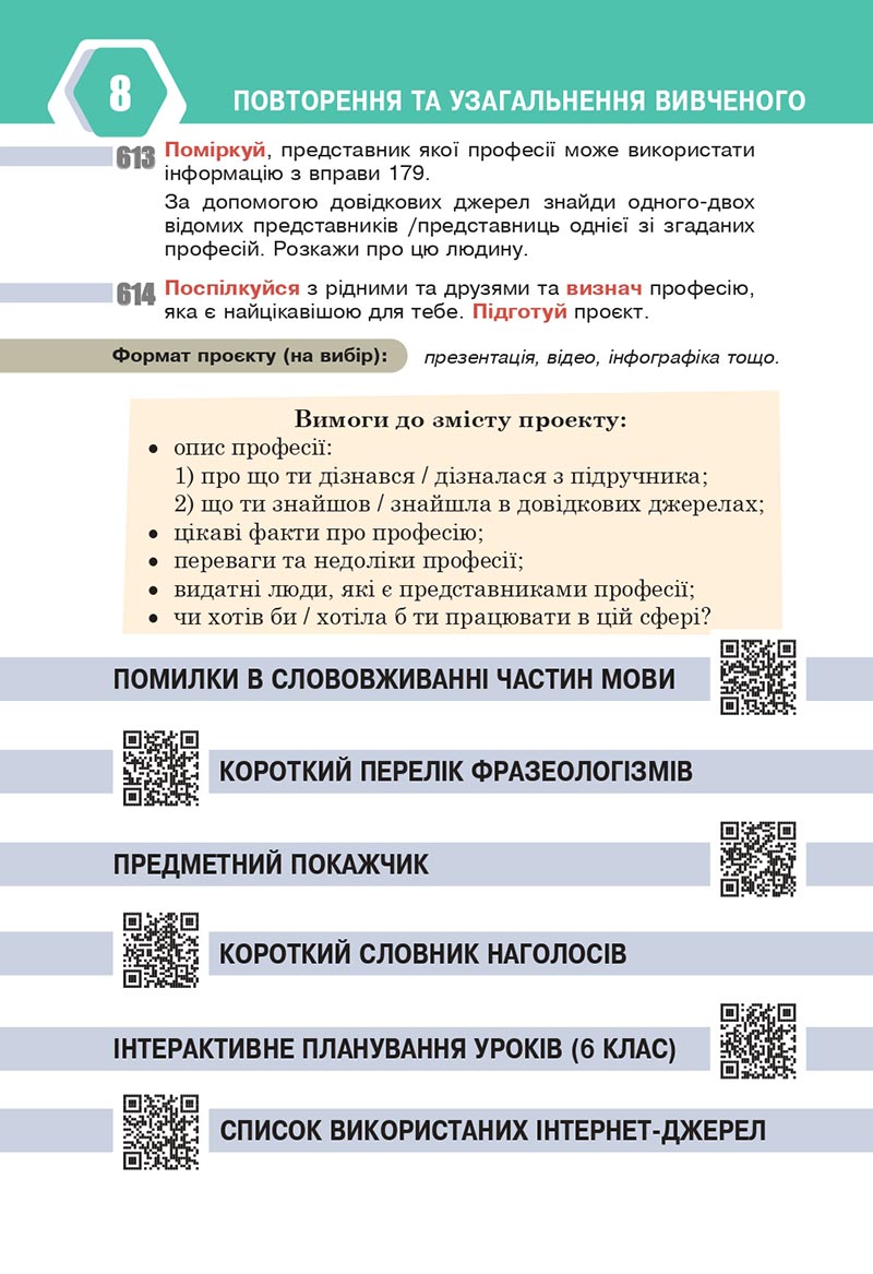 Сторінка 282 - Підручник Українська мова 6 клас Онатій 2023 НУШ