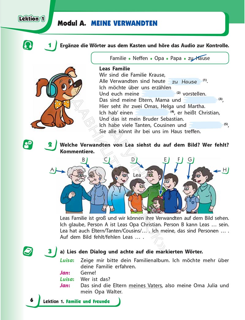 Сторінка 6 - Підручник Німецька мова 6 клас Сотникова 2023