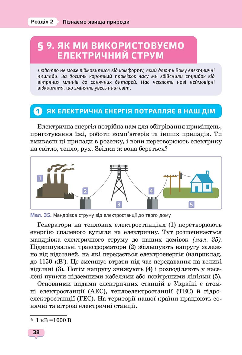 Сторінка 38 - Підручник Пізнаємо природу 6 клас Біда 2023 НУШ