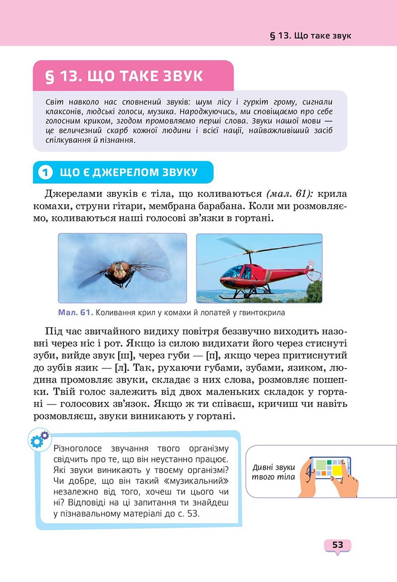 Сторінка 53 - Підручник Пізнаємо природу 6 клас Біда 2023 НУШ
