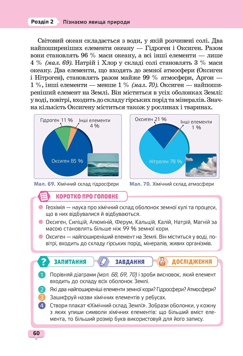 Сторінка 60 - Підручник Пізнаємо природу 6 клас Біда 2023 НУШ