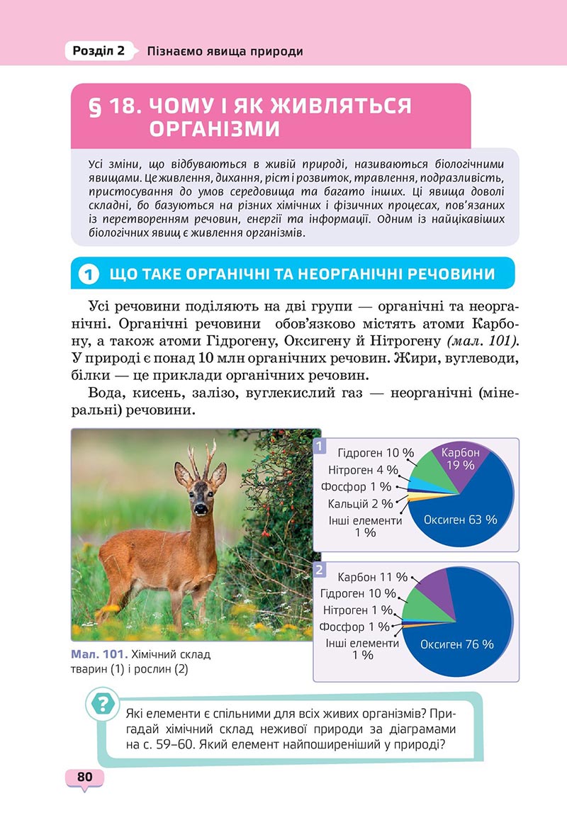 Сторінка 80 - Підручник Пізнаємо природу 6 клас Біда 2023 НУШ