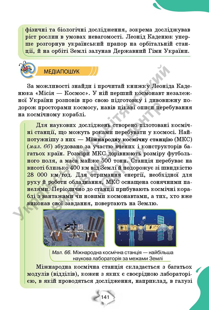 Сторінка 141 - Підручник Пізнаємо природу 6 клас Коршевнюк 2023 НУШ