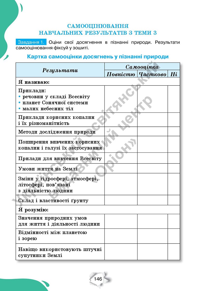 Сторінка 146 - Підручник Пізнаємо природу 6 клас Коршевнюк 2023 НУШ