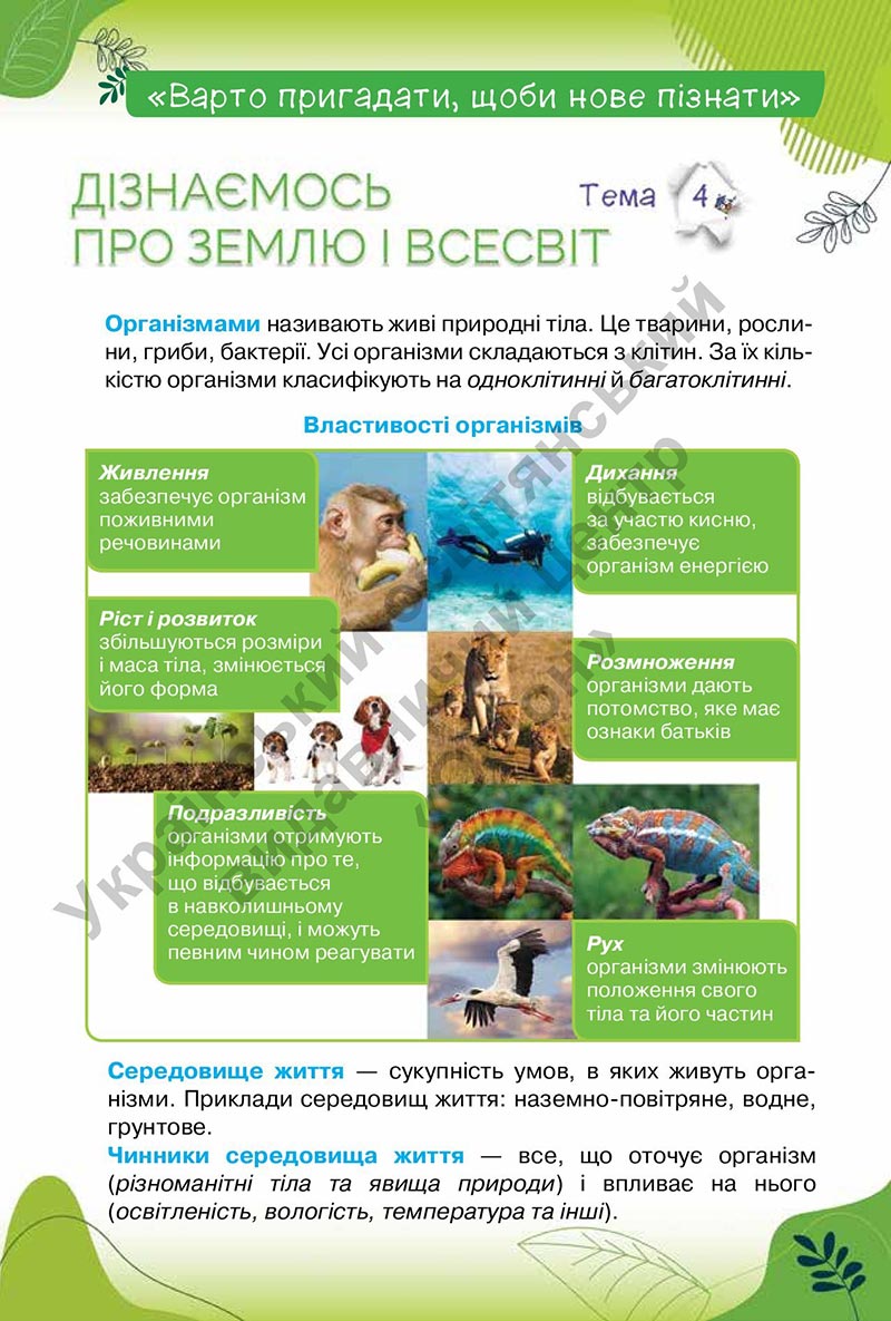 Сторінка 148 - Підручник Пізнаємо природу 6 клас Коршевнюк 2023 НУШ