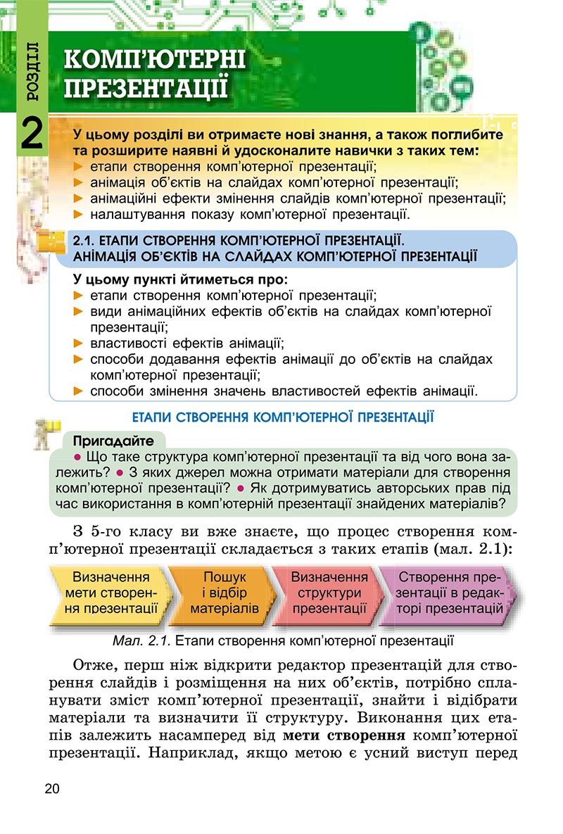 Сторінка 20 - Підручник Інформатика 6 клас Ривкінд 2023 НУШ