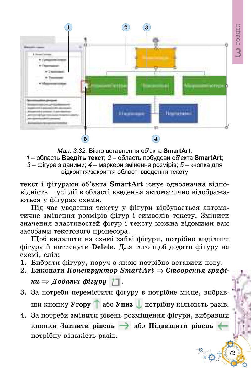 Сторінка 73 - Підручник Інформатика 6 клас Ривкінд 2023 НУШ