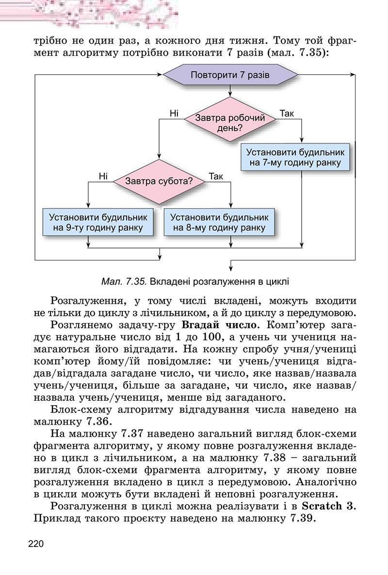 Сторінка 220 - Підручник Інформатика 6 клас Ривкінд 2023 НУШ