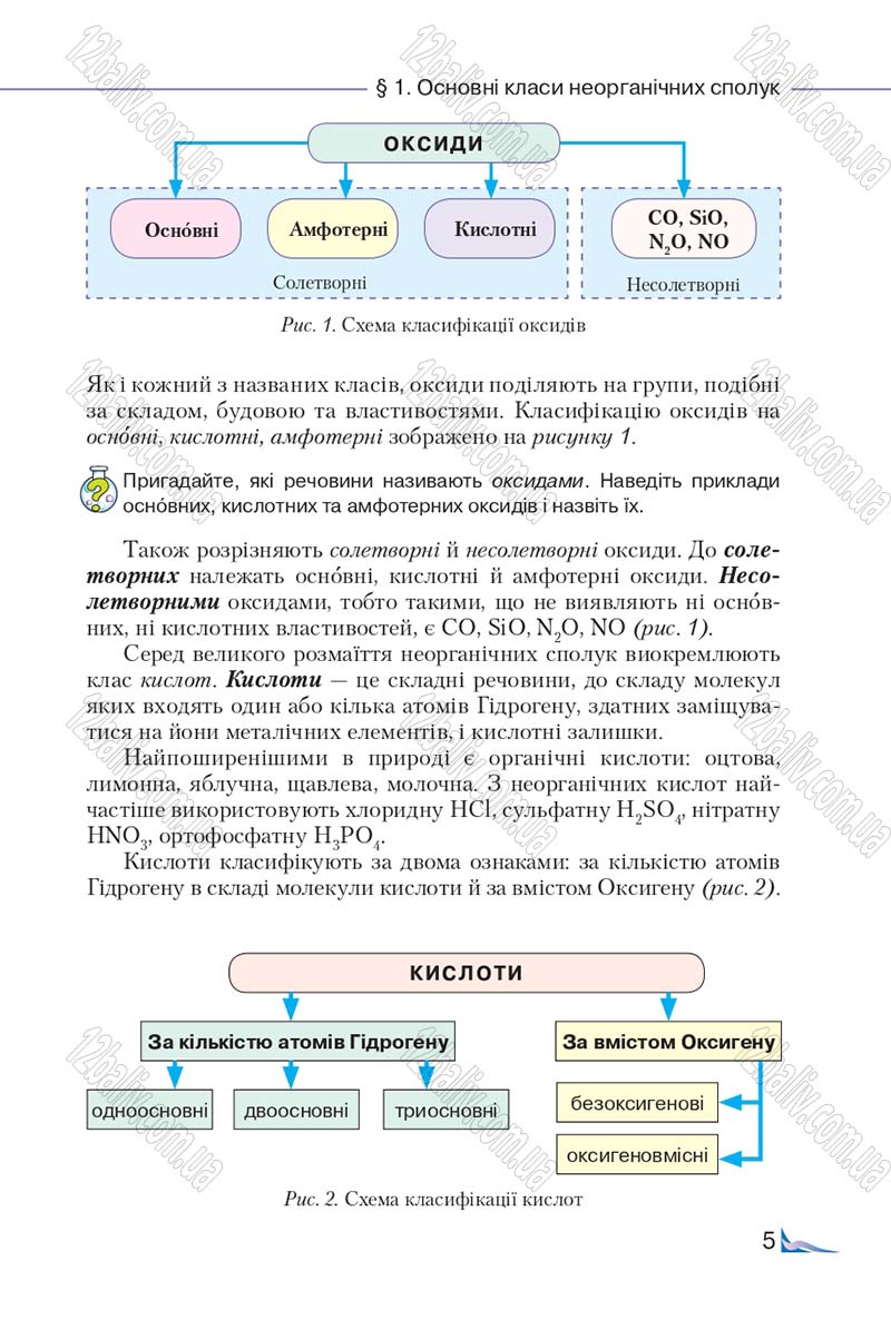 Сторінка 5 - Підручник Хімія 9 клас М.М. Савчин 2017