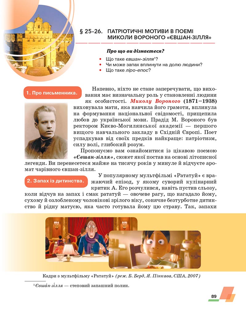 Сторінка 89 - Підручник Українська література 6 клас Авраменко 2023 НУШ