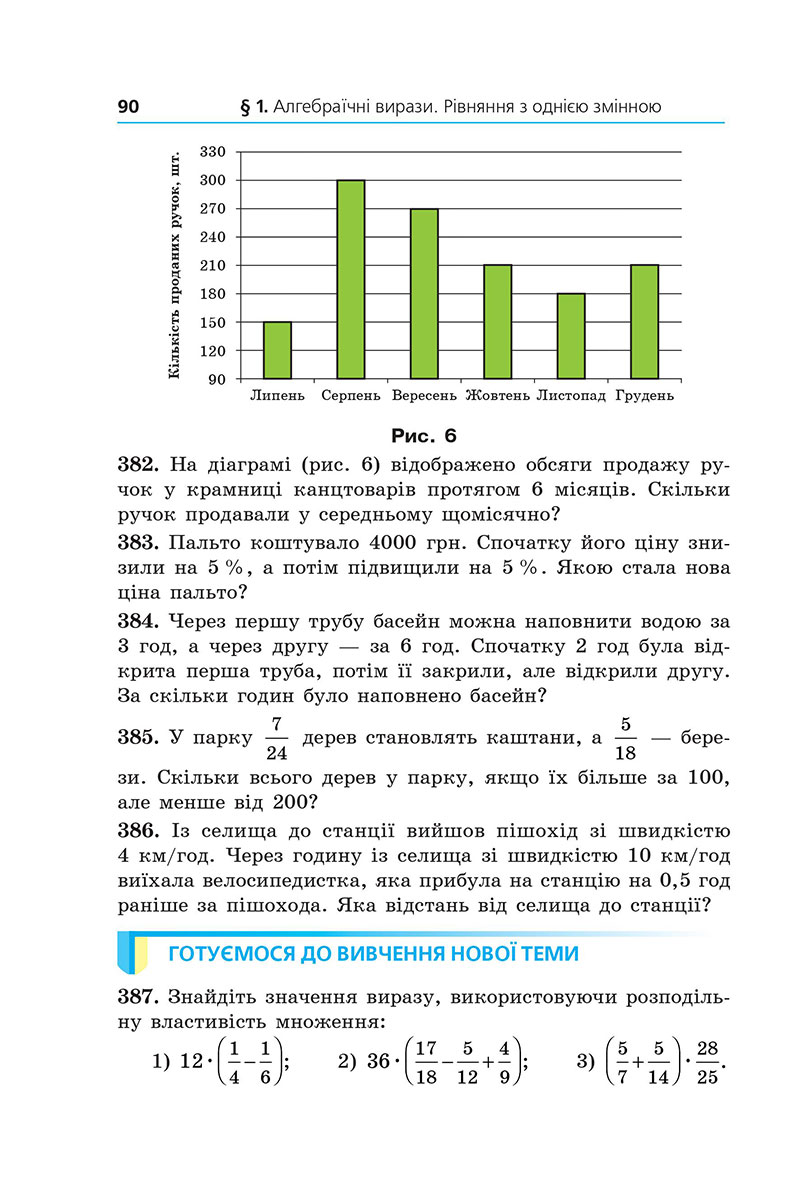 Сторінка 90 - Підручник Алгебра 7 клас А.Г. Мерзляк, М.С. Якір 2024 - НУШ