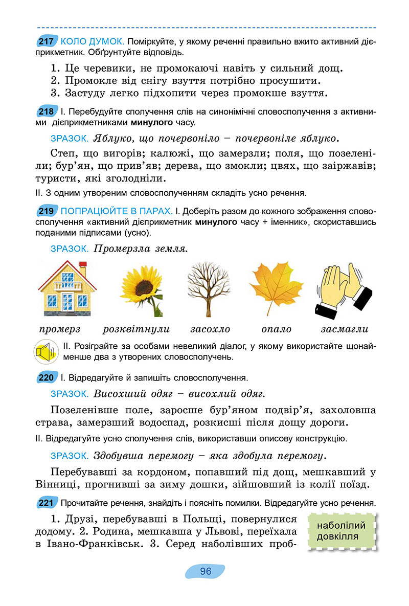 Сторінка 96 - Підручник Українська мова 7 клас Заболотний 2024 - НУШ