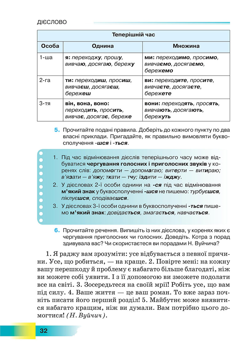 Сторінка 32 - Підручник Українська мова 7 клас Голуб 2024 - НУШ