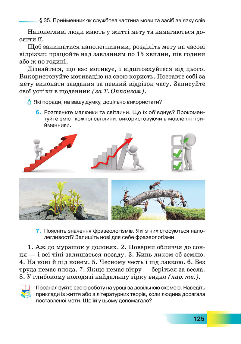 Сторінка 125 - Підручник Українська мова 7 клас Голуб 2024 - НУШ