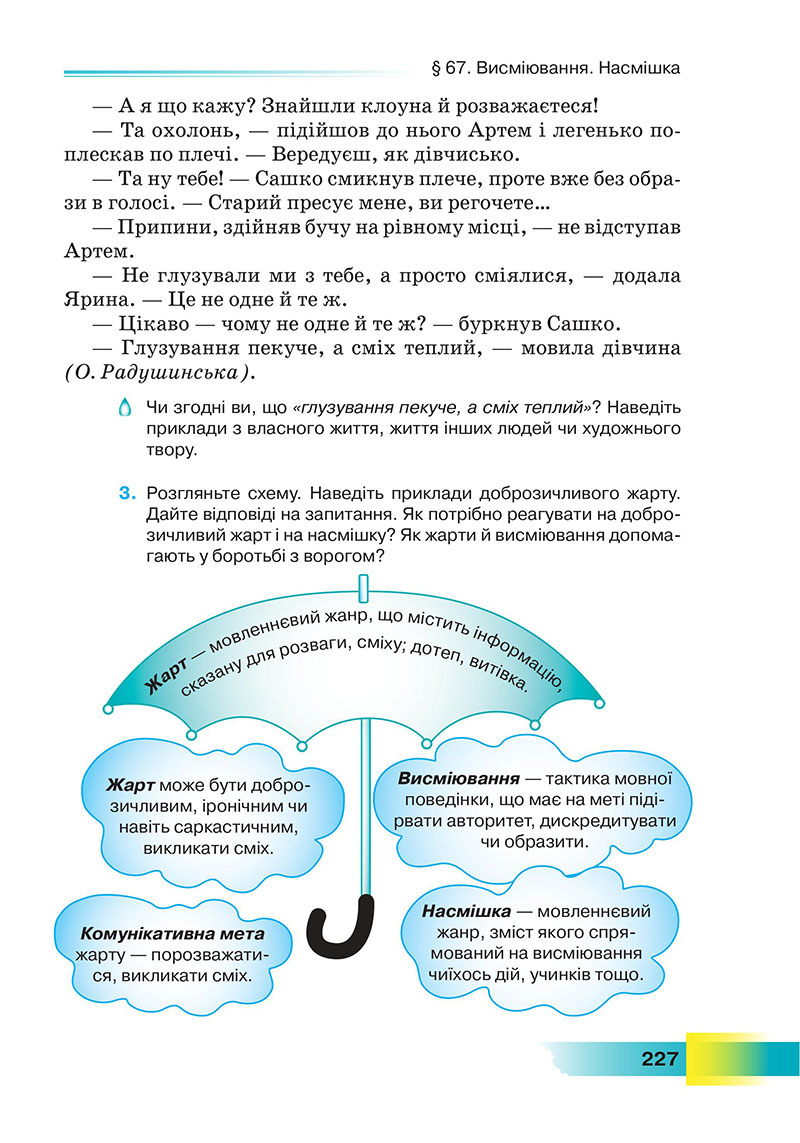 Сторінка 227 - Підручник Українська мова 7 клас Голуб 2024 - НУШ