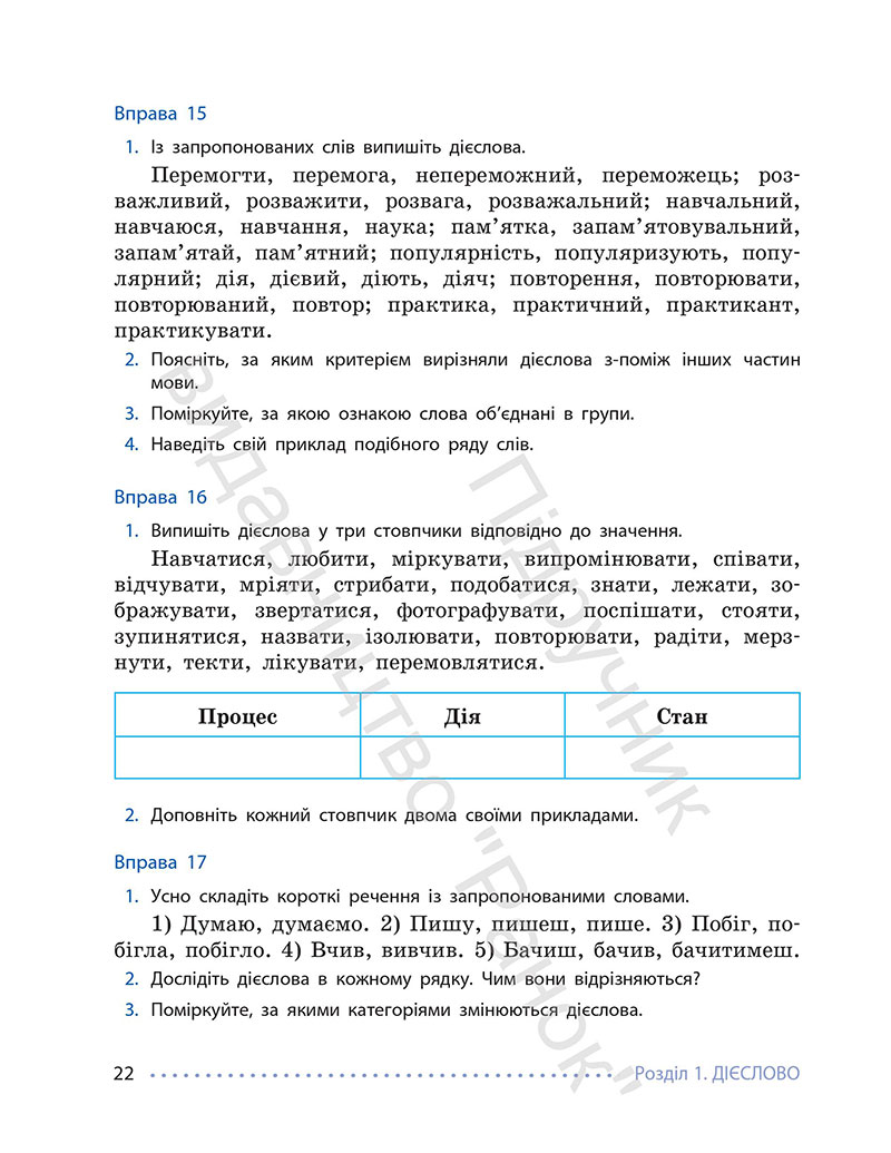 Сторінка 22 - Підручник Українська мова 7 клас Літвінова 2024 - НУШ
