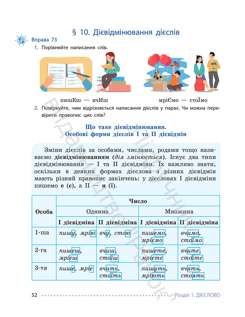 Сторінка 52 - Підручник Українська мова 7 клас Літвінова 2024 - НУШ