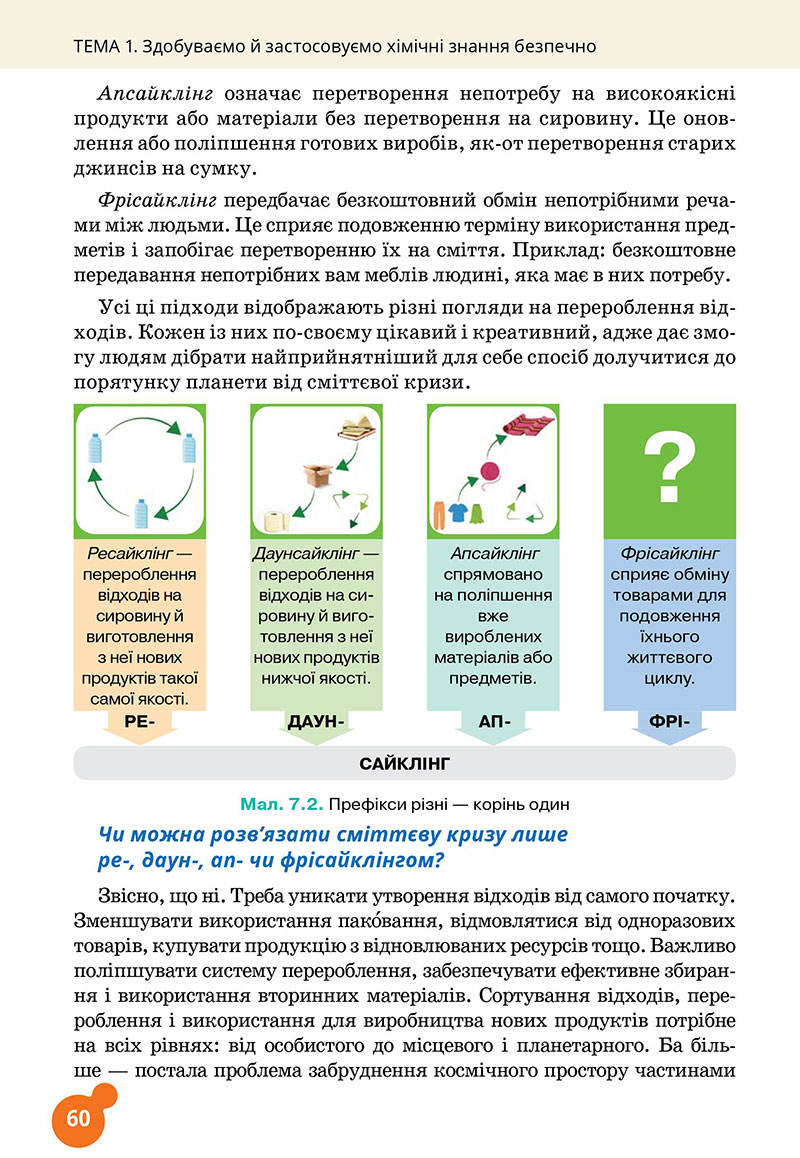 Сторінка 60 - Підручник Хімія 7 клас Лашевська 2024 - НУШ