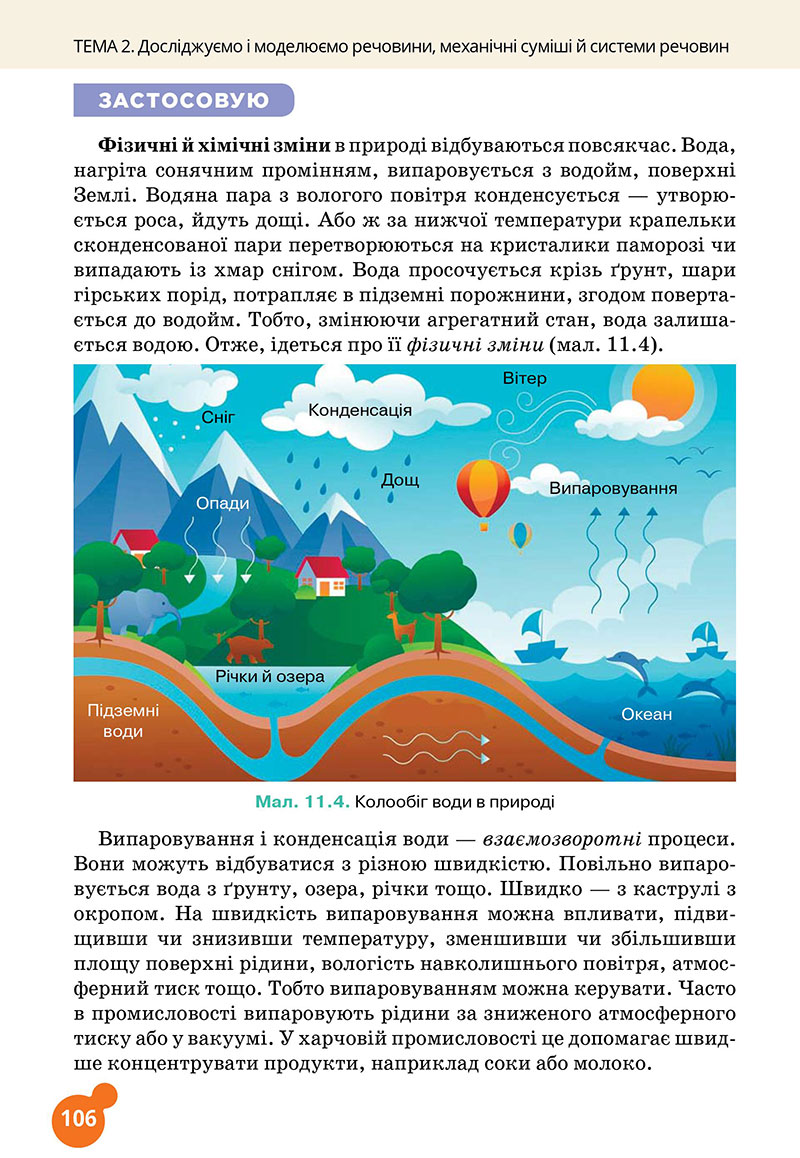 Сторінка 106 - Підручник Хімія 7 клас Лашевська 2024 - НУШ