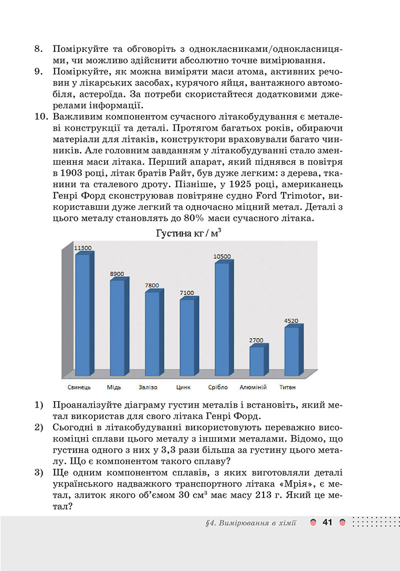 Сторінка 41 - Підручник Хімія 7 клас Мідак Кузишин 2024 - НУШ