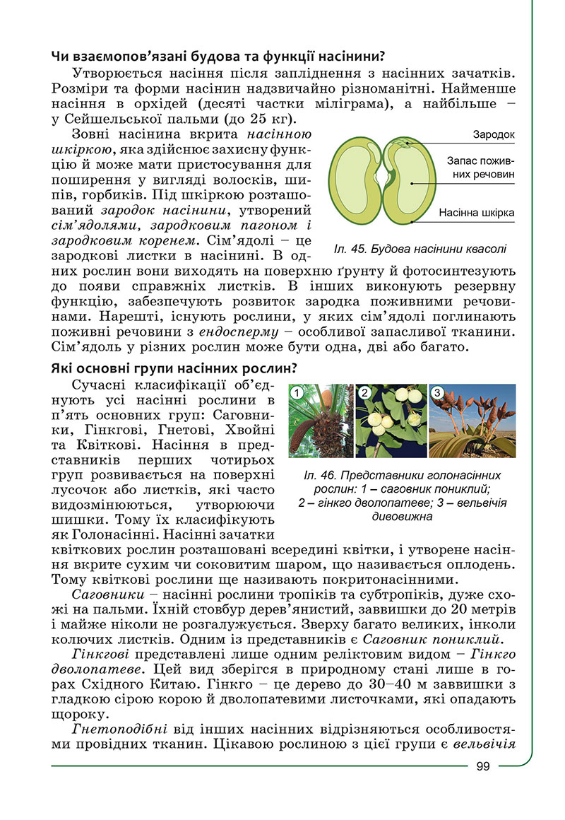 Сторінка 99 - Підручник Біологія 7 клас Соболь 2024 - НУШ