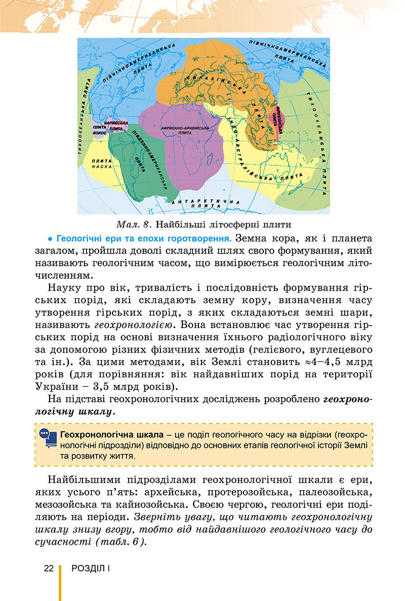 Сторінка 22 - Підручник Географія 7 клас Безуглий Лисичарова 2024