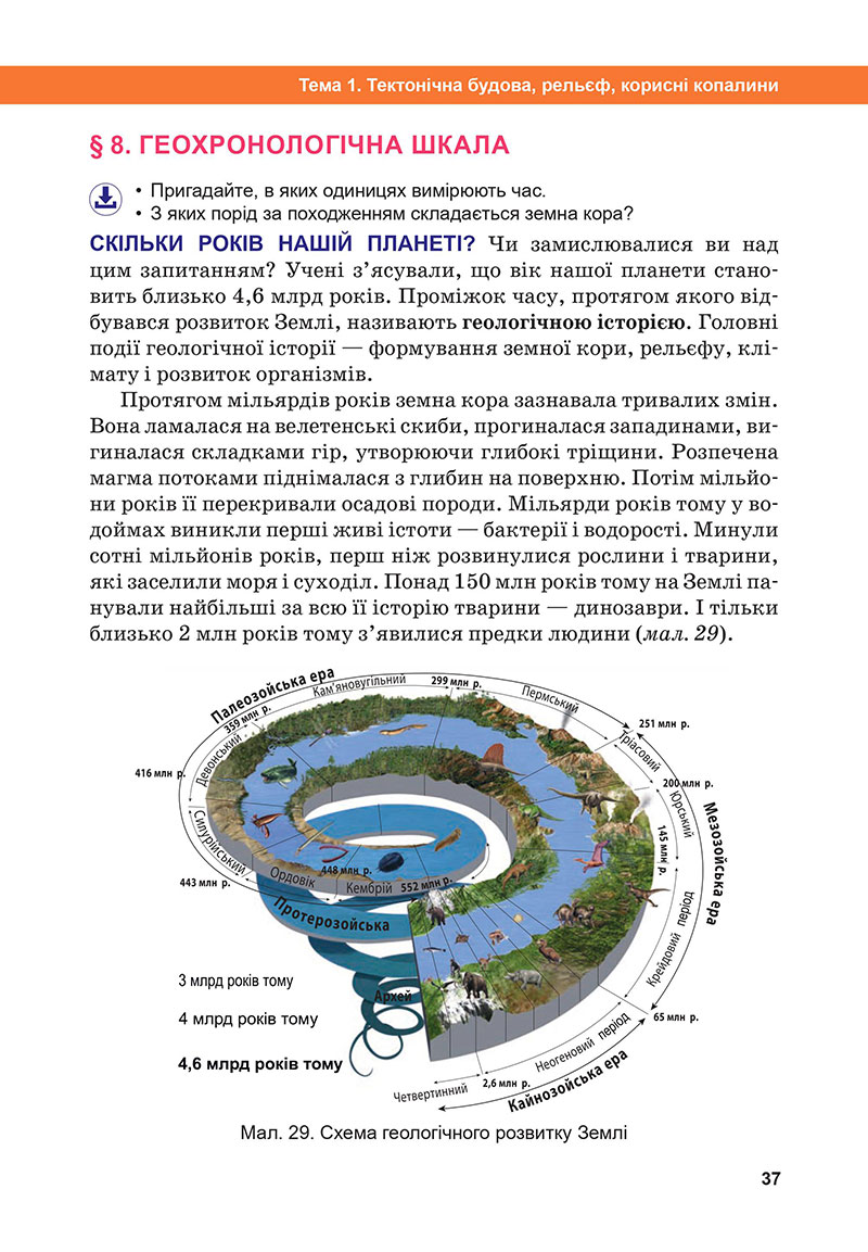 Сторінка 37 - Підручник Географія 7 клас Бойко Міхелі 2024