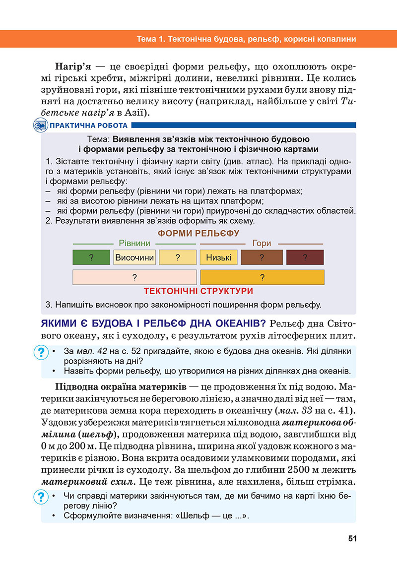 Сторінка 51 - Підручник Географія 7 клас Бойко Міхелі 2024