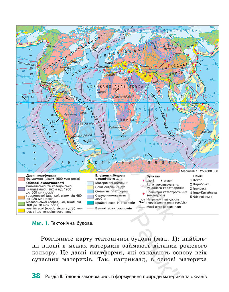 Сторінка 38 - Підручник Географія 7 клас Г.Д. Довгань 2024