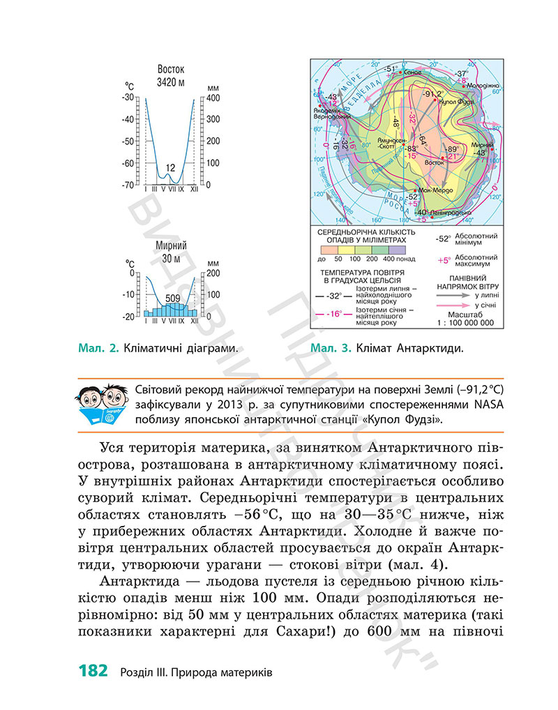 Сторінка 182 - Підручник Географія 7 клас Г.Д. Довгань 2024