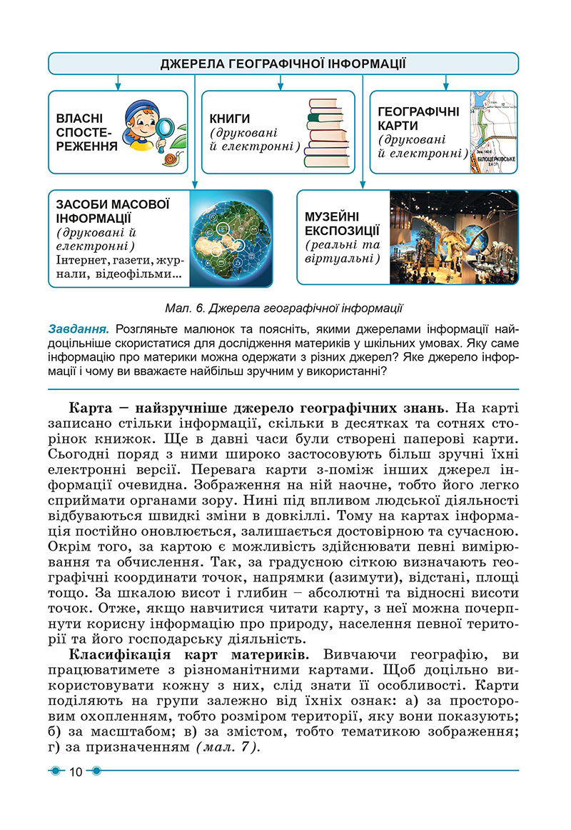 Сторінка 10 - Підручник Географія 7 клас Кобернік Коваленко 2024