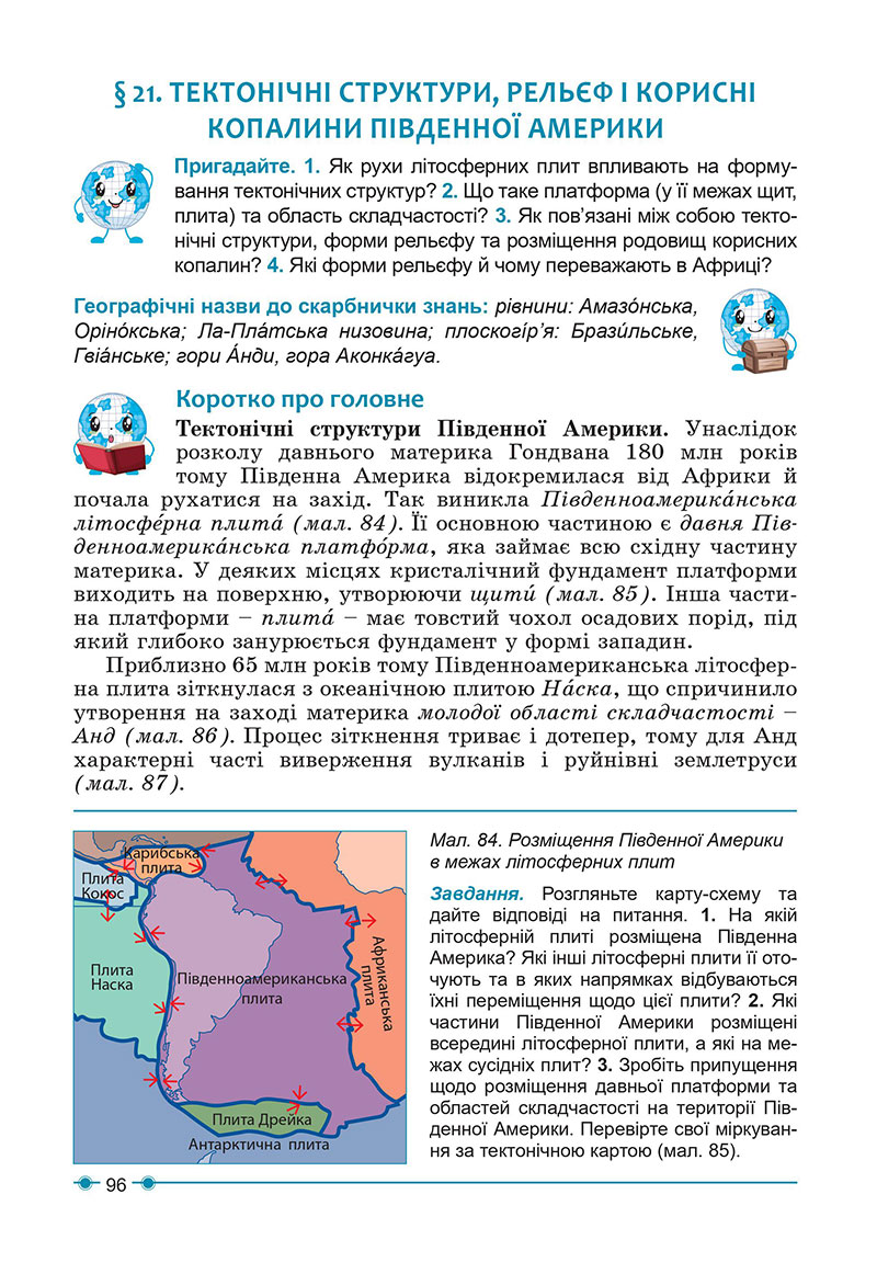 Сторінка 96 - Підручник Географія 7 клас Кобернік Коваленко 2024