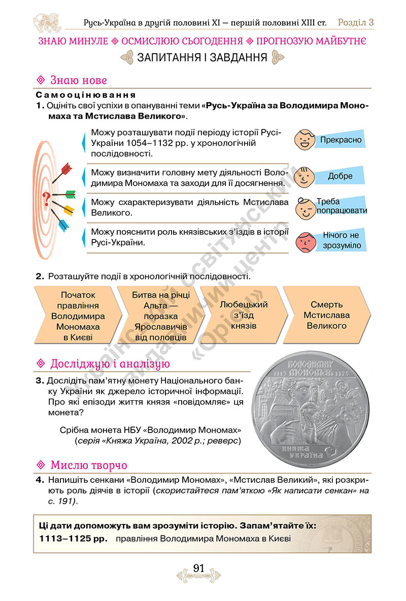 Сторінка 91 - Підручник Історія України 7 клас Щупак 2024 - НУШ
