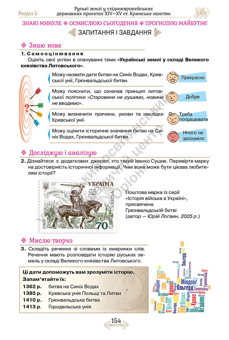 Сторінка 154 - Підручник Історія України 7 клас Щупак 2024 - НУШ
