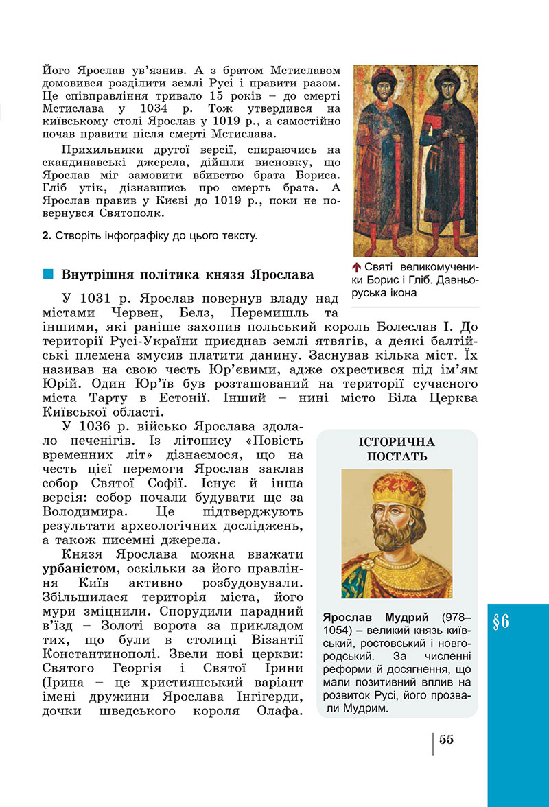 Сторінка 55 - Підручник Історія України 7 клас Панарін Макаревич 2024