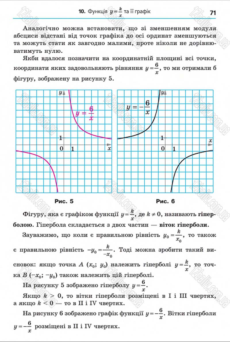 Сторінка 71 - Підручник Алгебра 8 клас Мерзляк 2016 - скачати онлайн