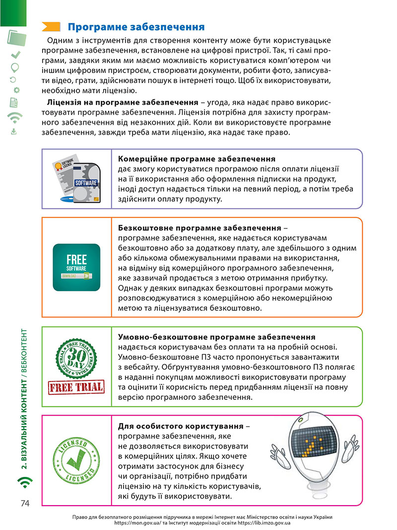 Сторінка 74 - Підручник Інформатика 7 клас Джон Ендрю Біос 2024