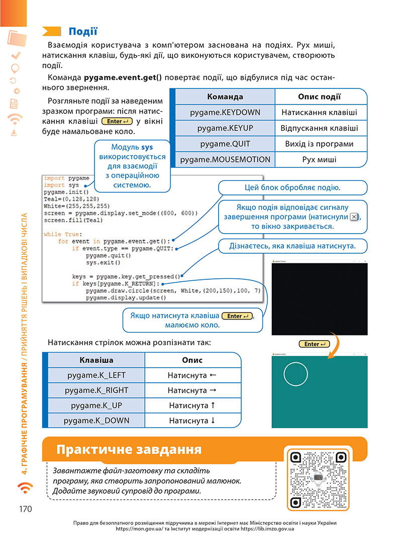 Сторінка 170 - Підручник Інформатика 7 клас Джон Ендрю Біос 2024